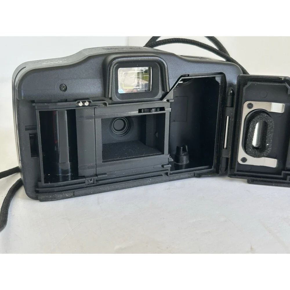 Canon Sure Shot Owl Date 35mm AF Film Camera w/ Case Manual Untested Clean